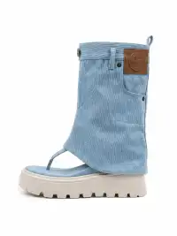 BUTING | Platform Thong Roman Sandal Boots
