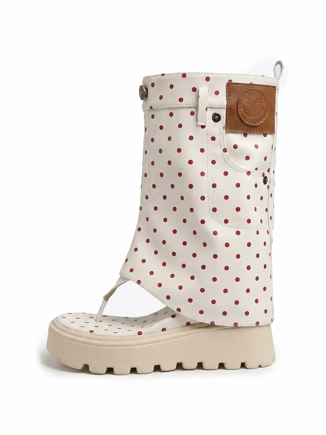 BUTING | Platform Thong Roman Sandal Boots