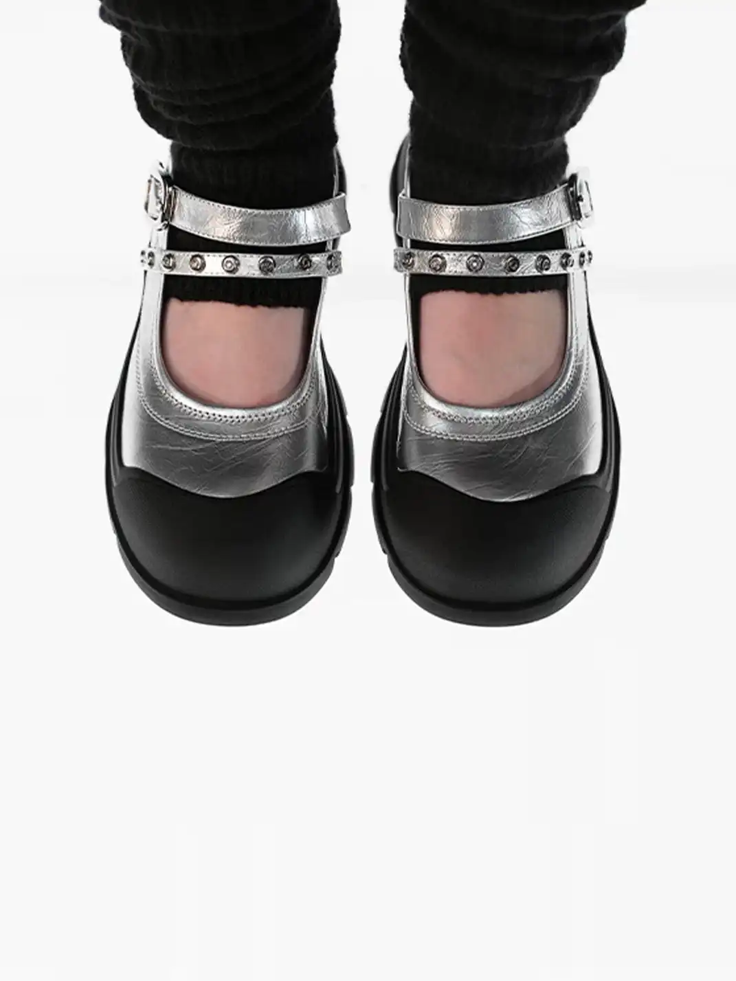 Pas de nom | Strap Buckle Mary Jane Platform Shoes
