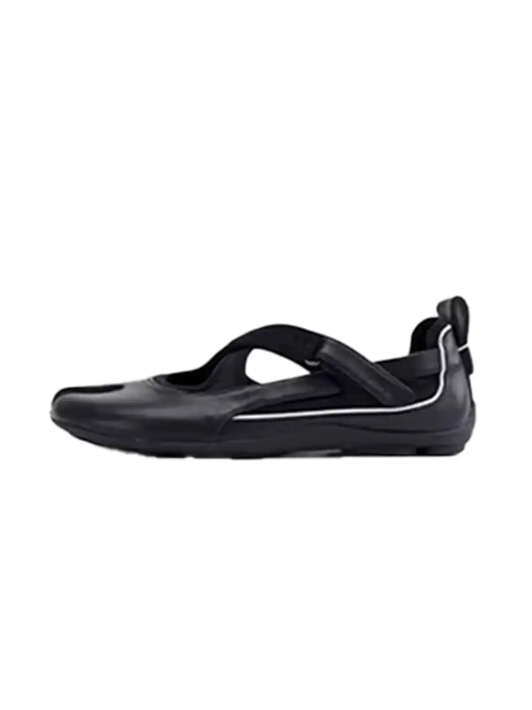 URTIAN SMILER | Crisscross Strap Split Toe Flat Ballet Shoes