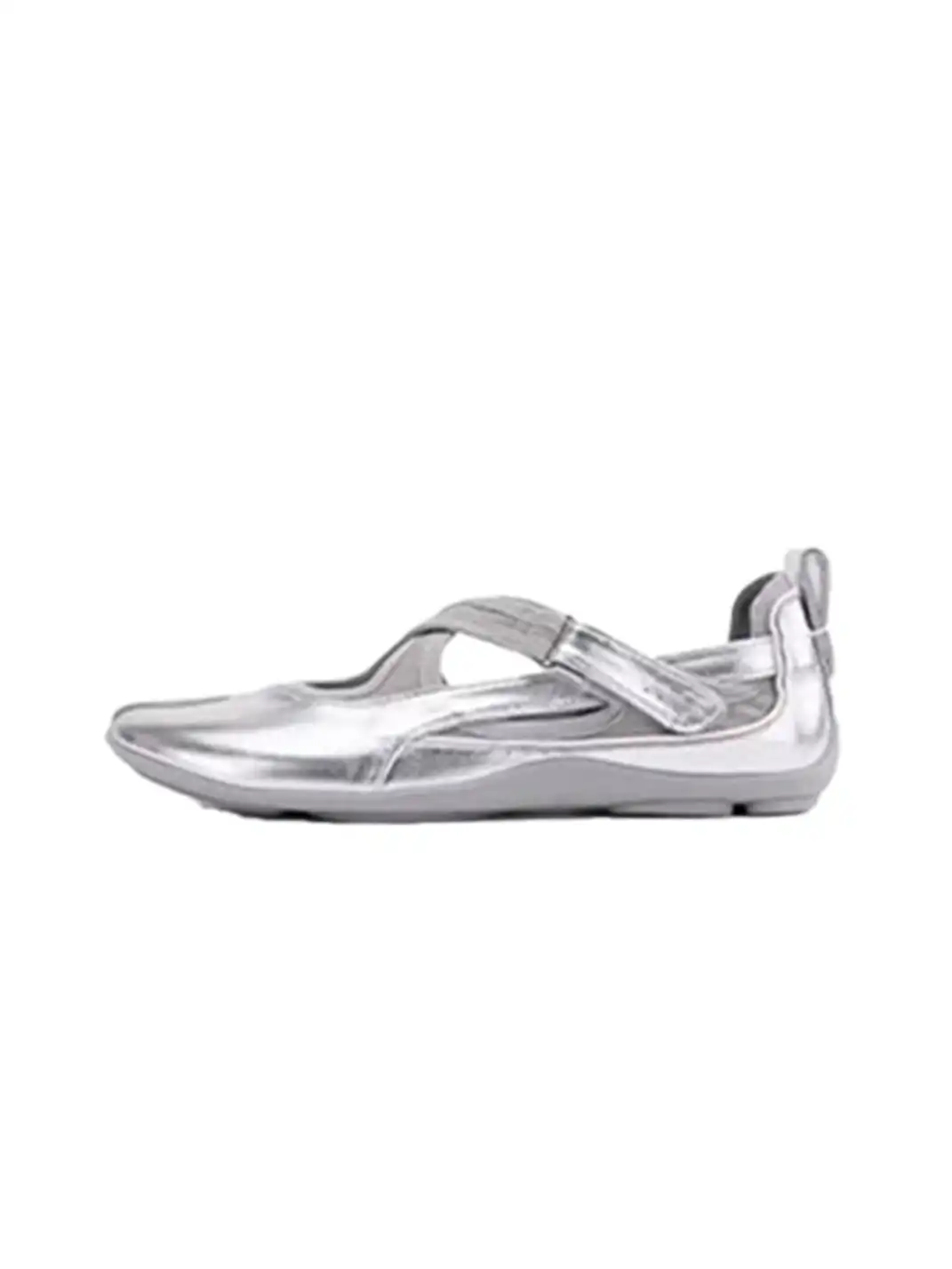 URTIAN SMILER | Crisscross Strap Split Toe Flat Ballet Shoes