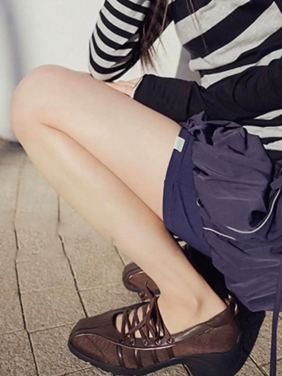 URTIAN SMILER | Vintage Crisscross Strap Mary Janes