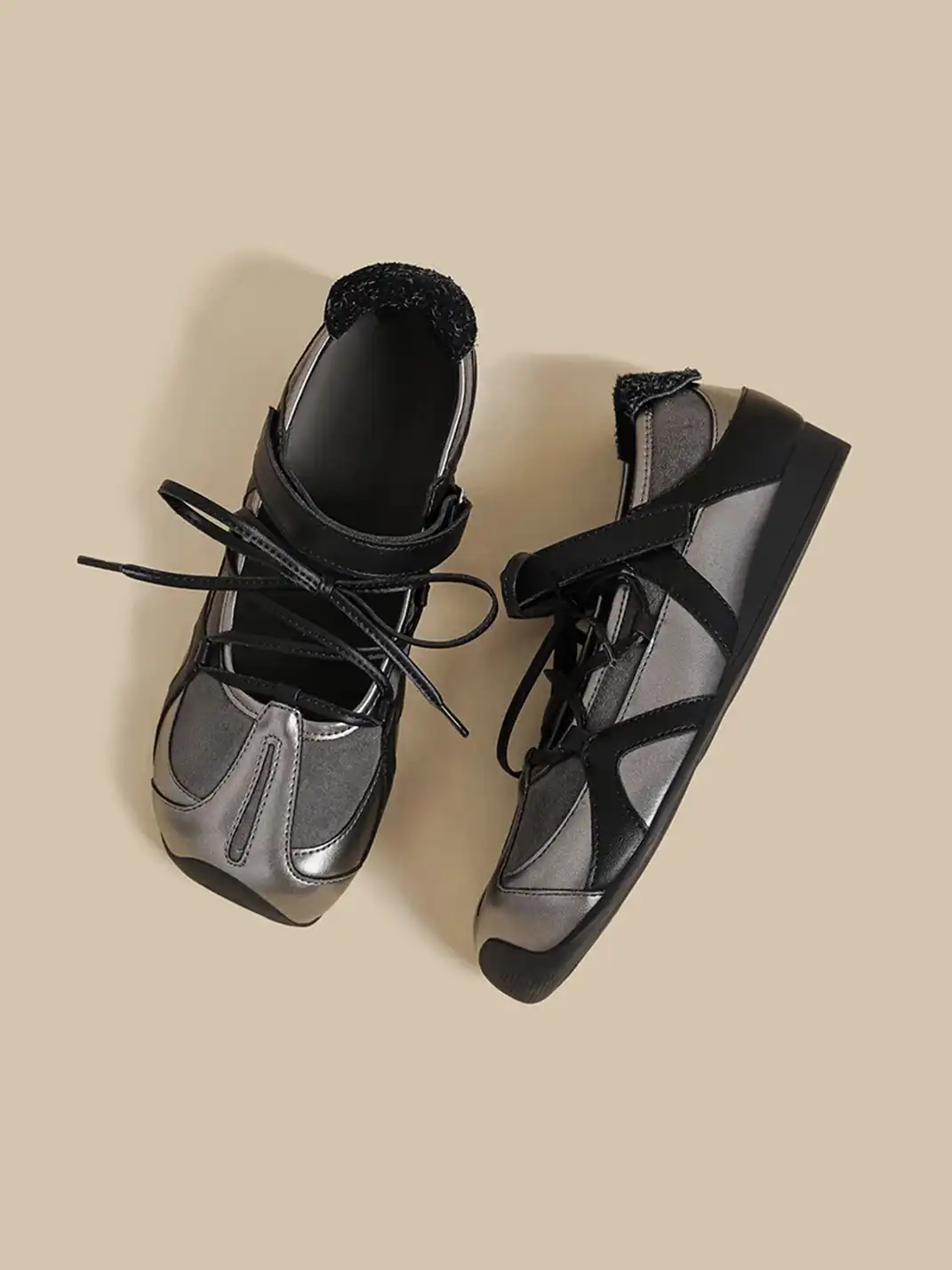CHUOLEI | Cutout Mesh Functional Ballet Trainer Shoes