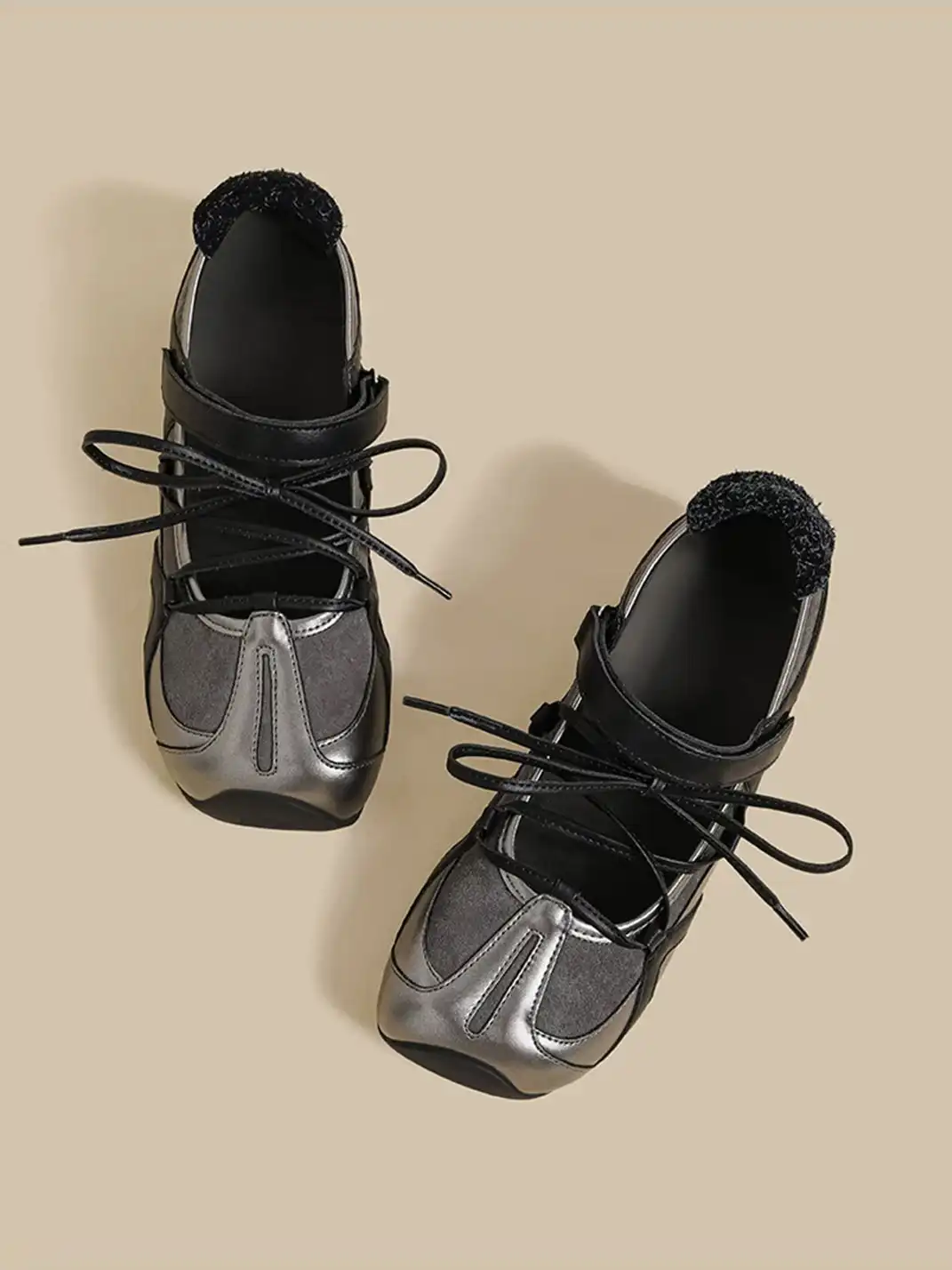 CHUOLEI | Cutout Mesh Functional Ballet Trainer Shoes