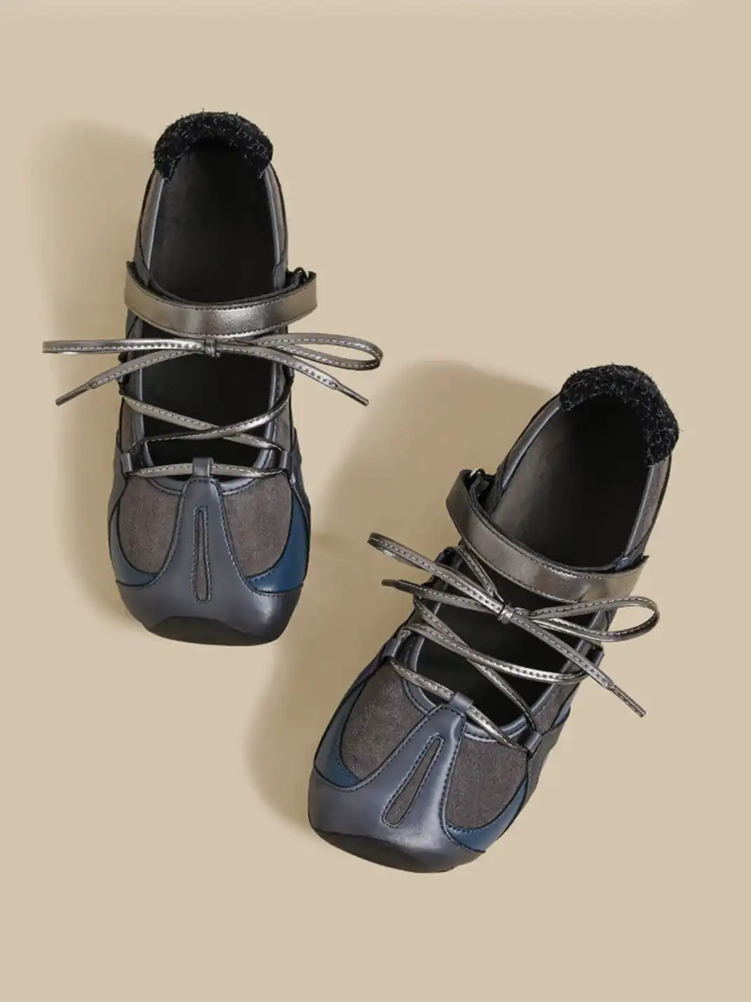 CHUOLEI | Cutout Mesh Functional Ballet Trainer Shoes