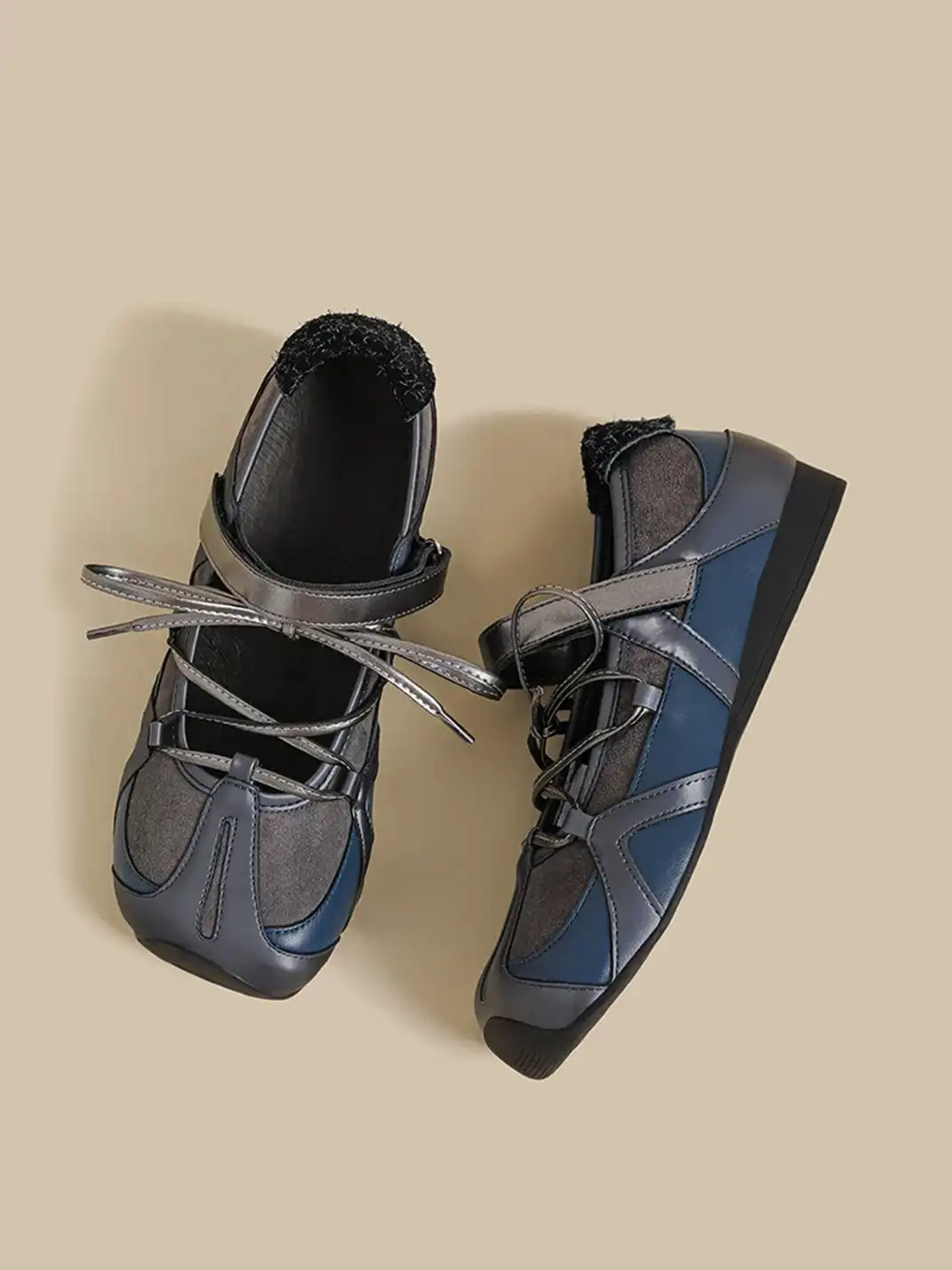 CHUOLEI | Cutout Mesh Functional Ballet Trainer Shoes