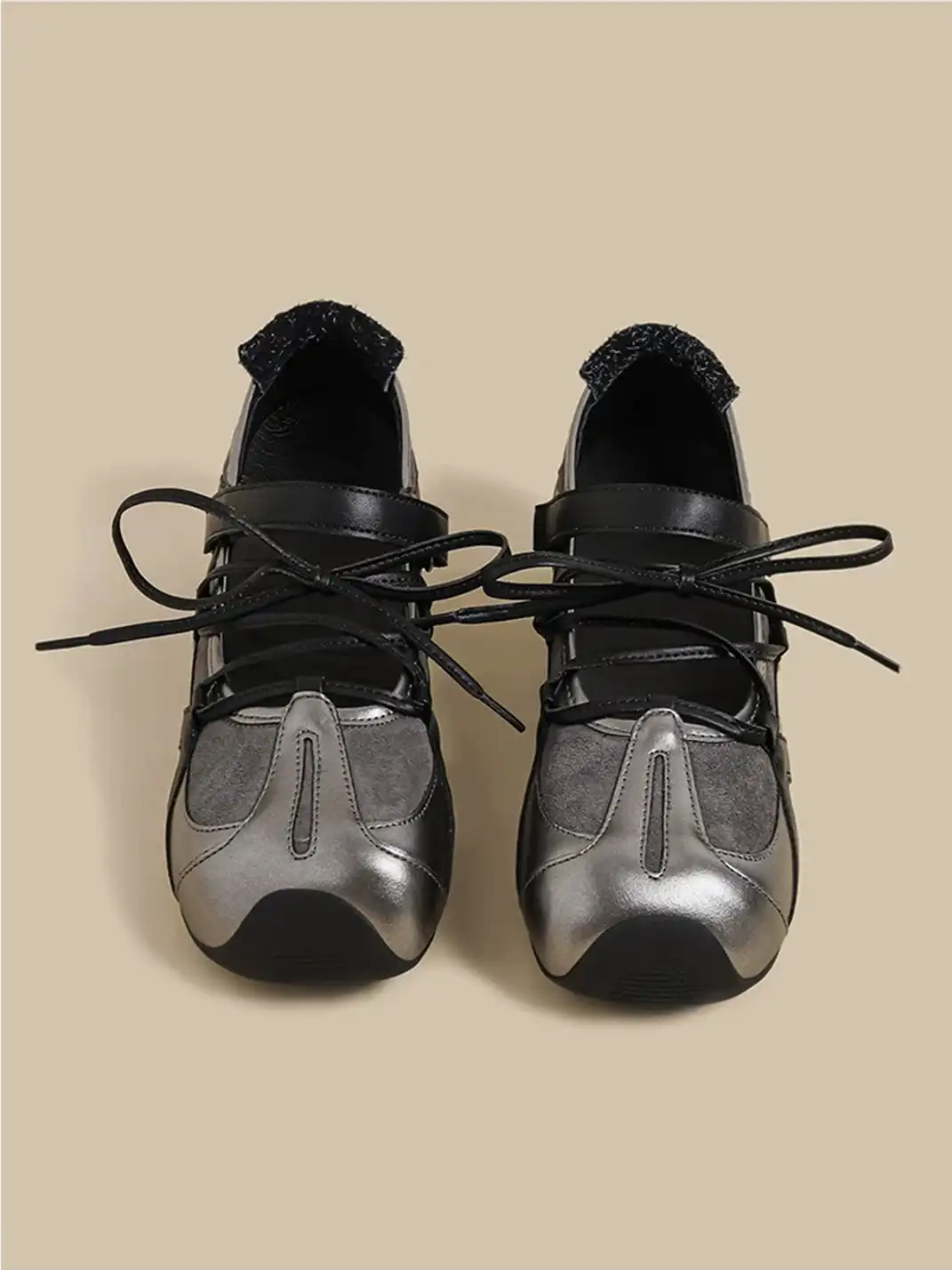 CHUOLEI | Cutout Mesh Functional Ballet Trainer Shoes