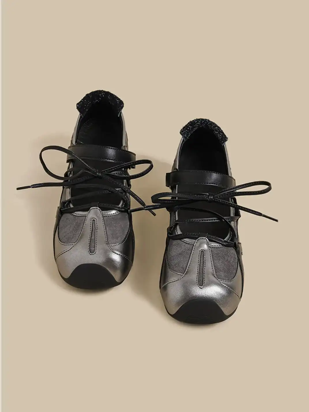 CHUOLEI | Cutout Mesh Functional Ballet Trainer Shoes