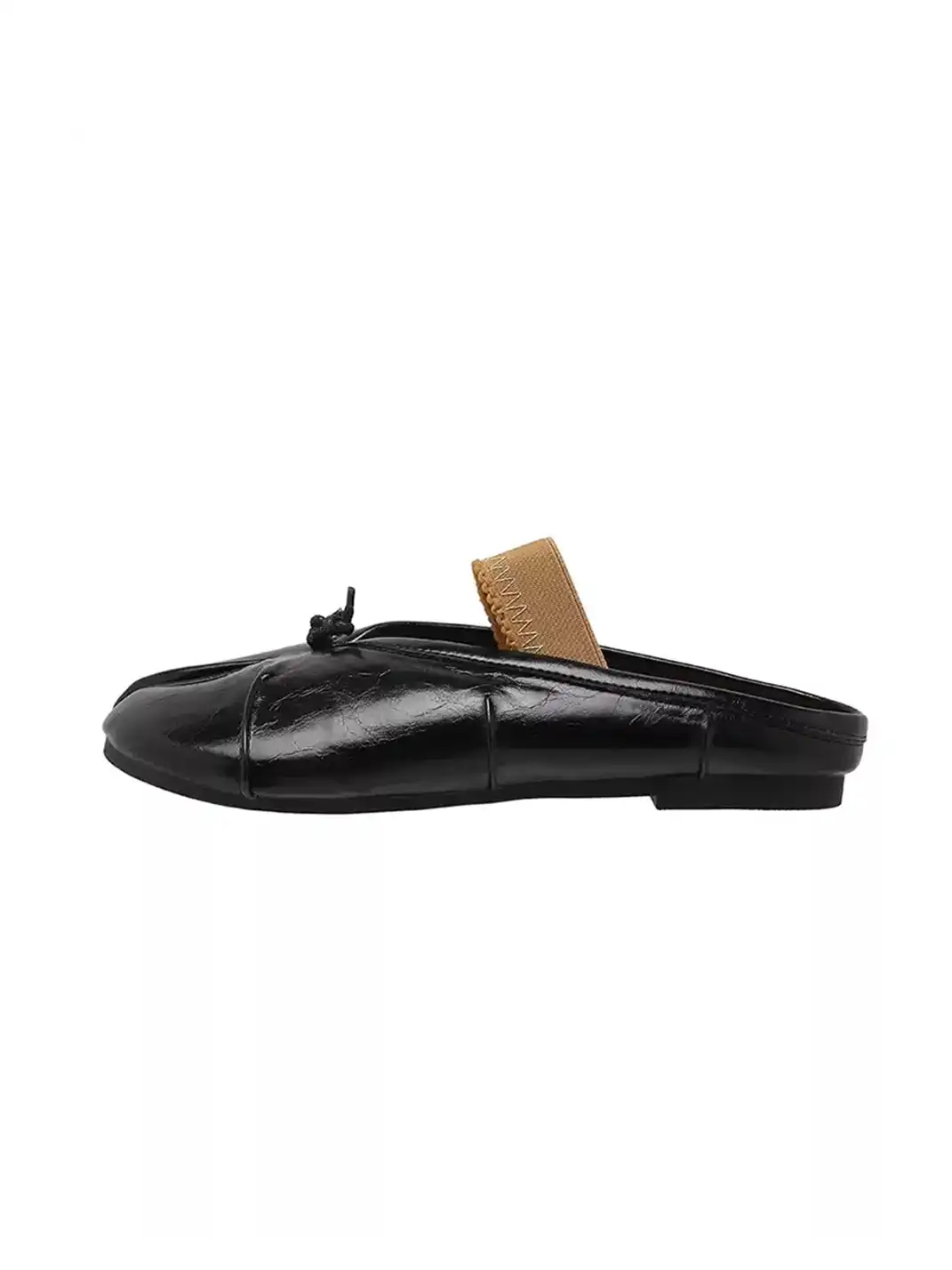 CHUOLEI | Split-Toe One-Strap Mule Flats