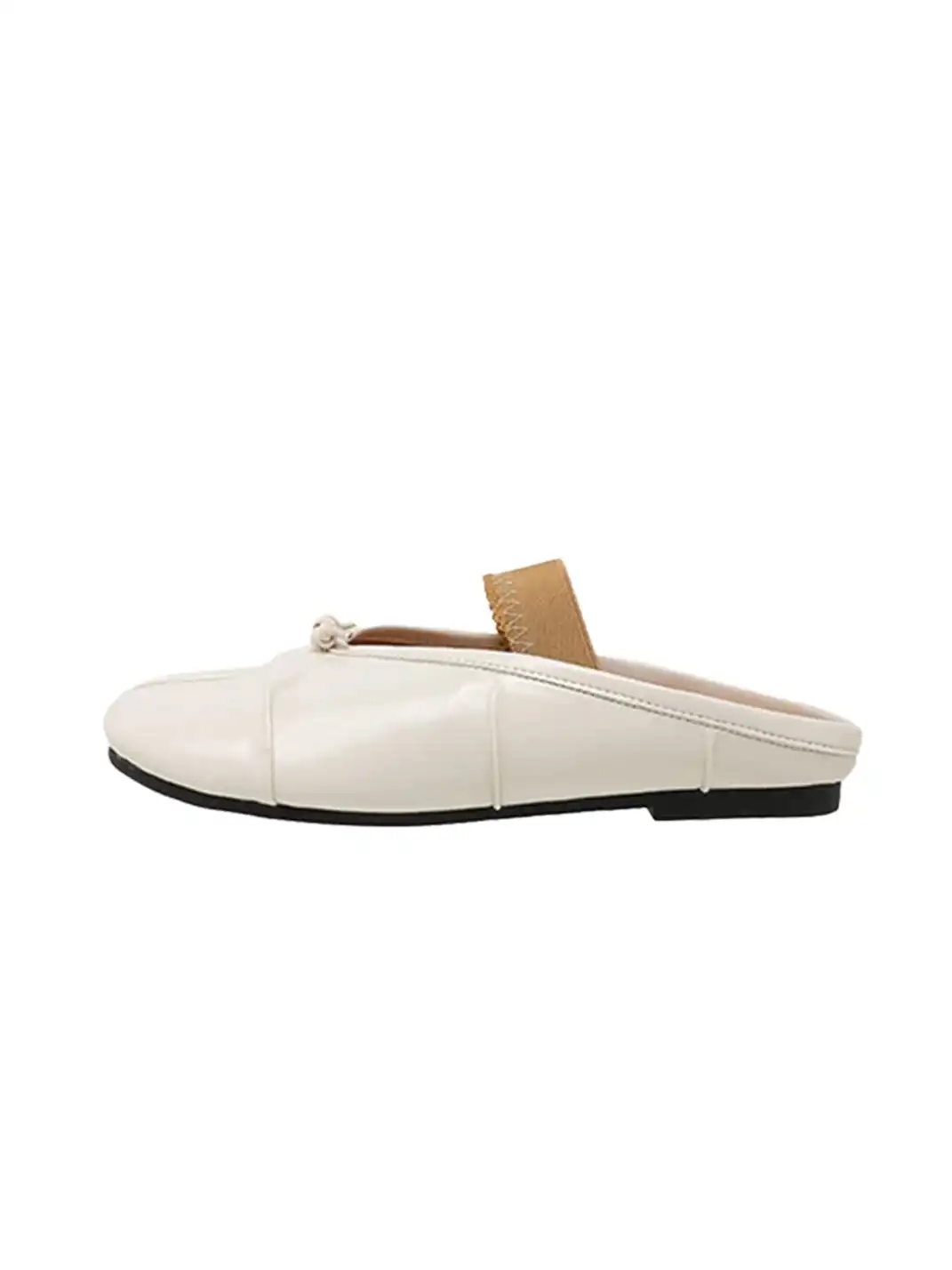 CHUOLEI | Split-Toe One-Strap Mule Flats