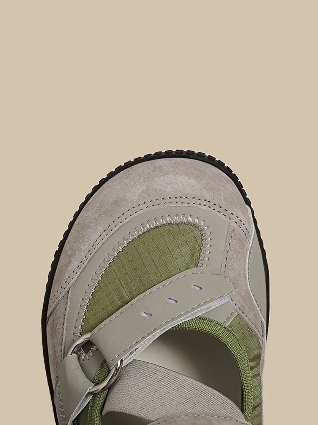 CHUOLEI | Colorblock Velcro Strap Outdoor Sneakers