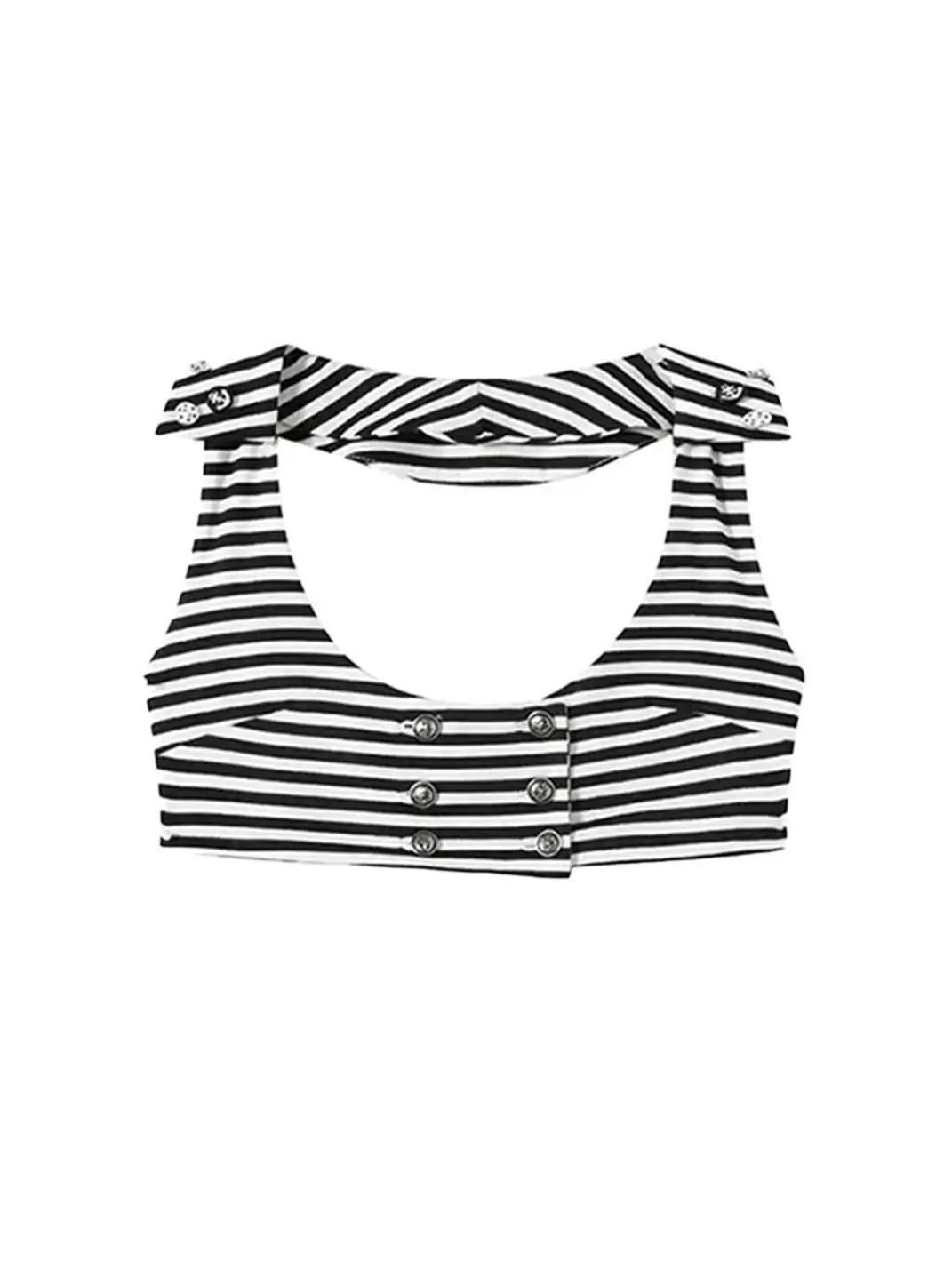 CestNous | Striped Knit Vest