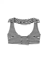 CestNous | Striped Knit Vest