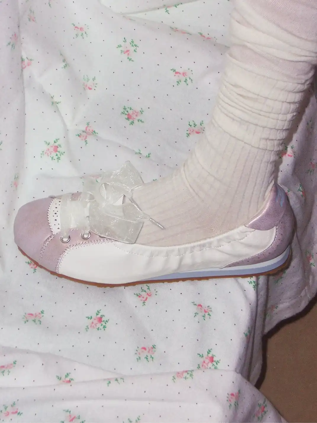 MASOOMAKE | Bow Pearl Mary Jane Flats