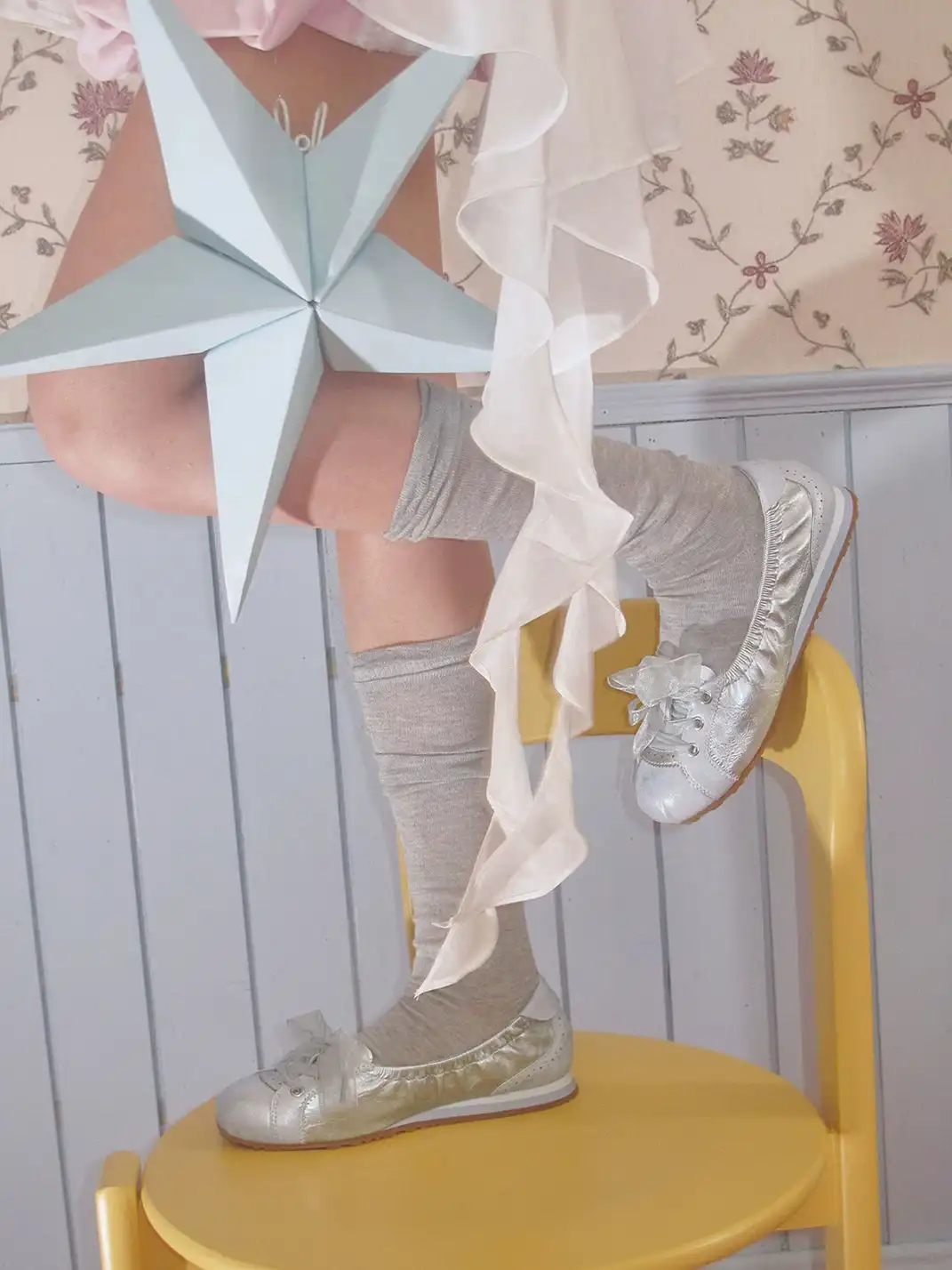 MASOOMAKE | Bow Pearl Mary Jane Flats