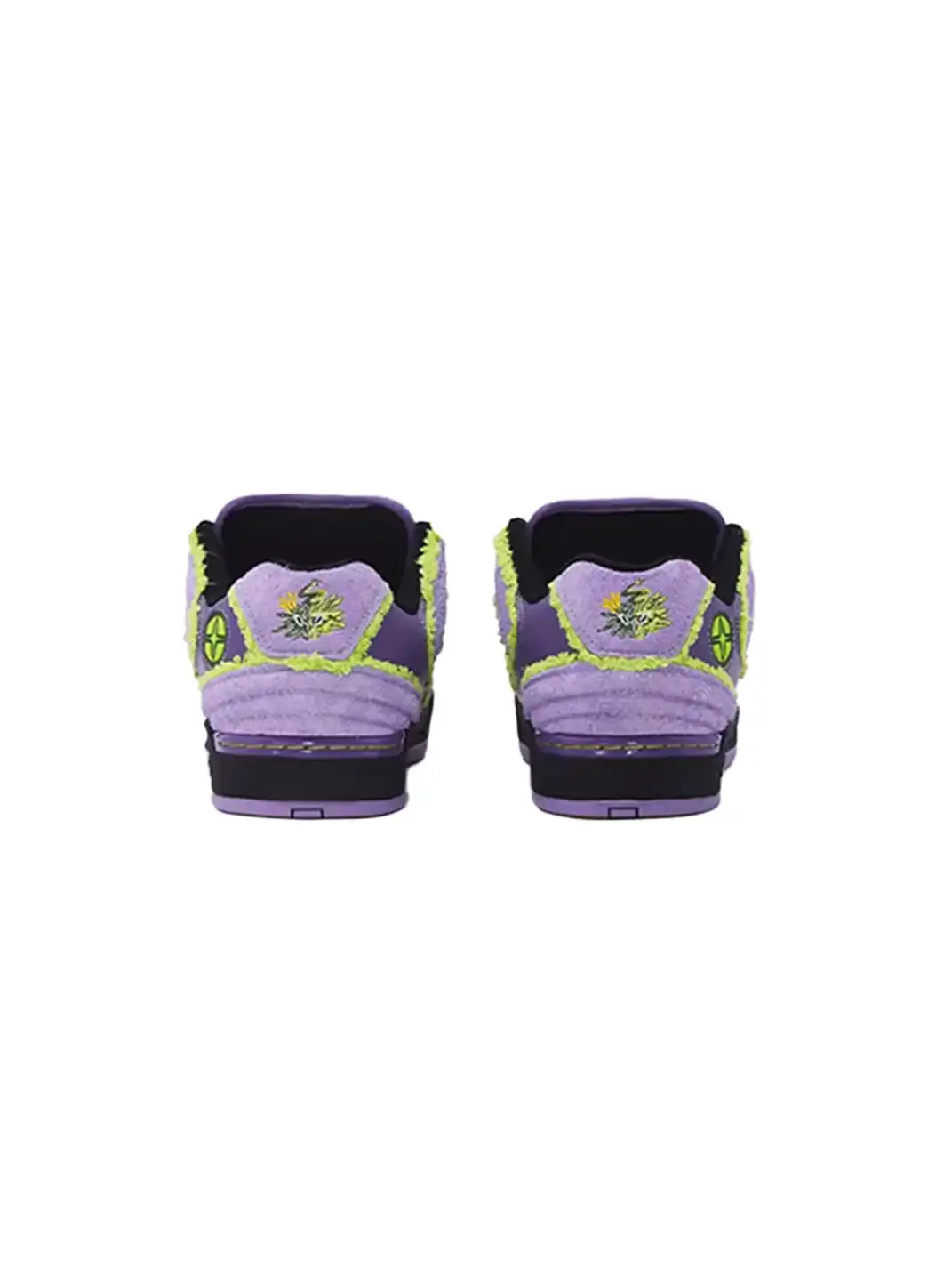VST | Distressed Raw Edge Suede Skate Sneakers