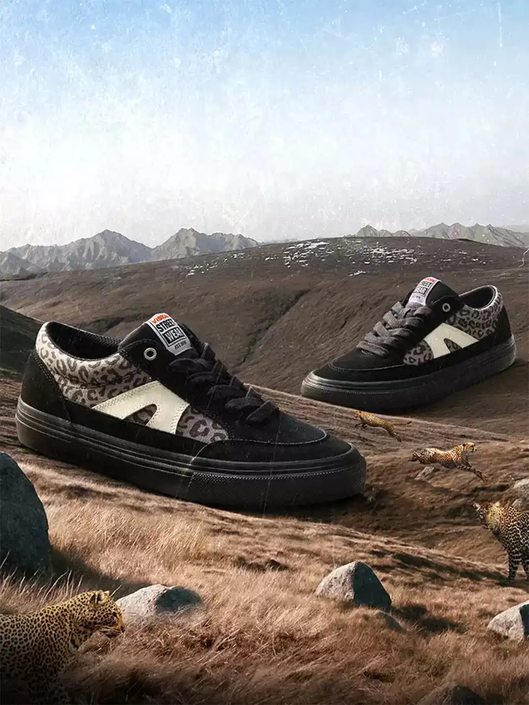 VSW | Animal Series Suede Skate Shoes