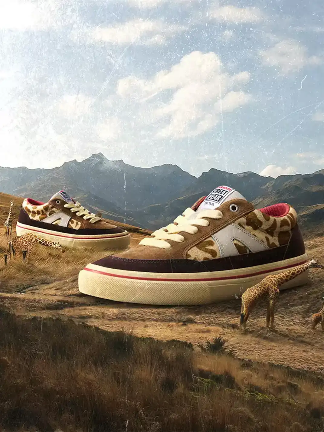 VSW | Animal Series Suede Skate Shoes