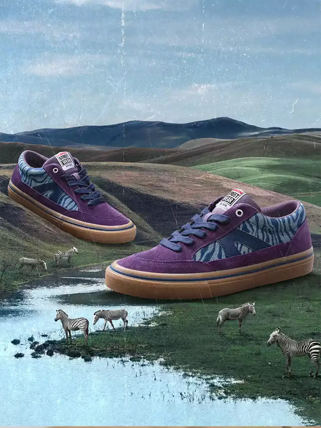 VSW | Animal Series Suede Skate Shoes