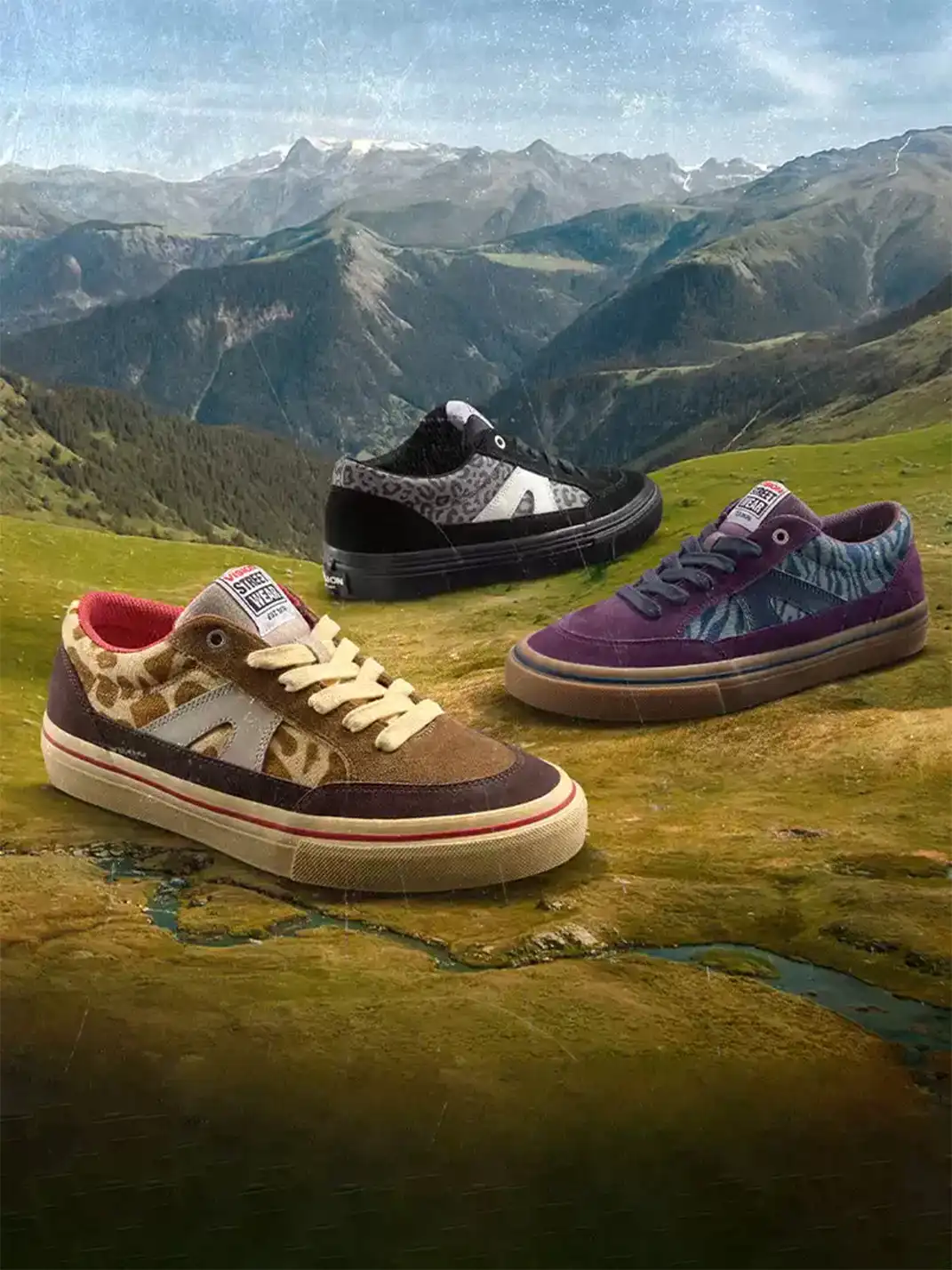 VSW | Animal Series Suede Skate Shoes