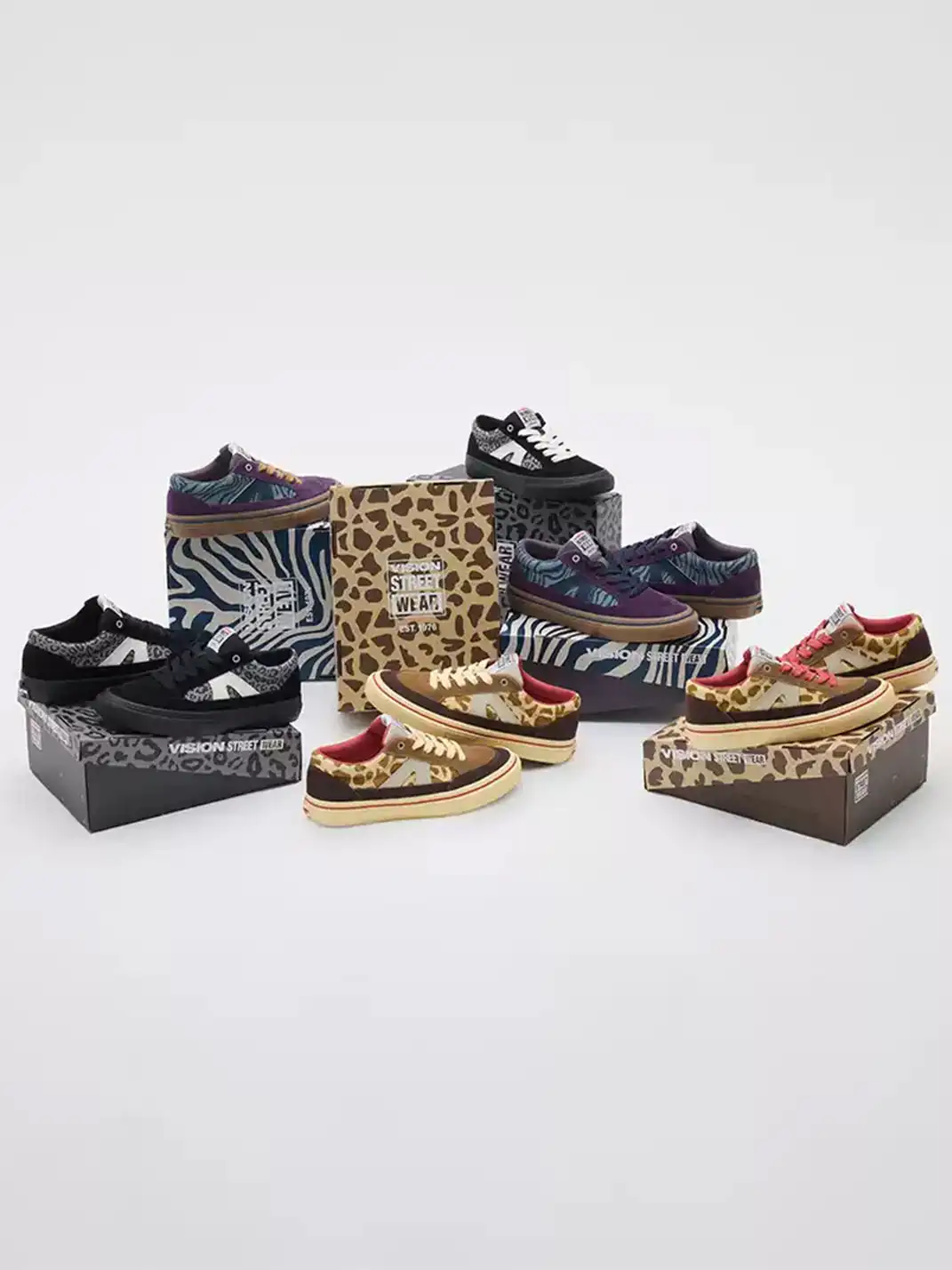 VSW | Animal Series Suede Skate Shoes
