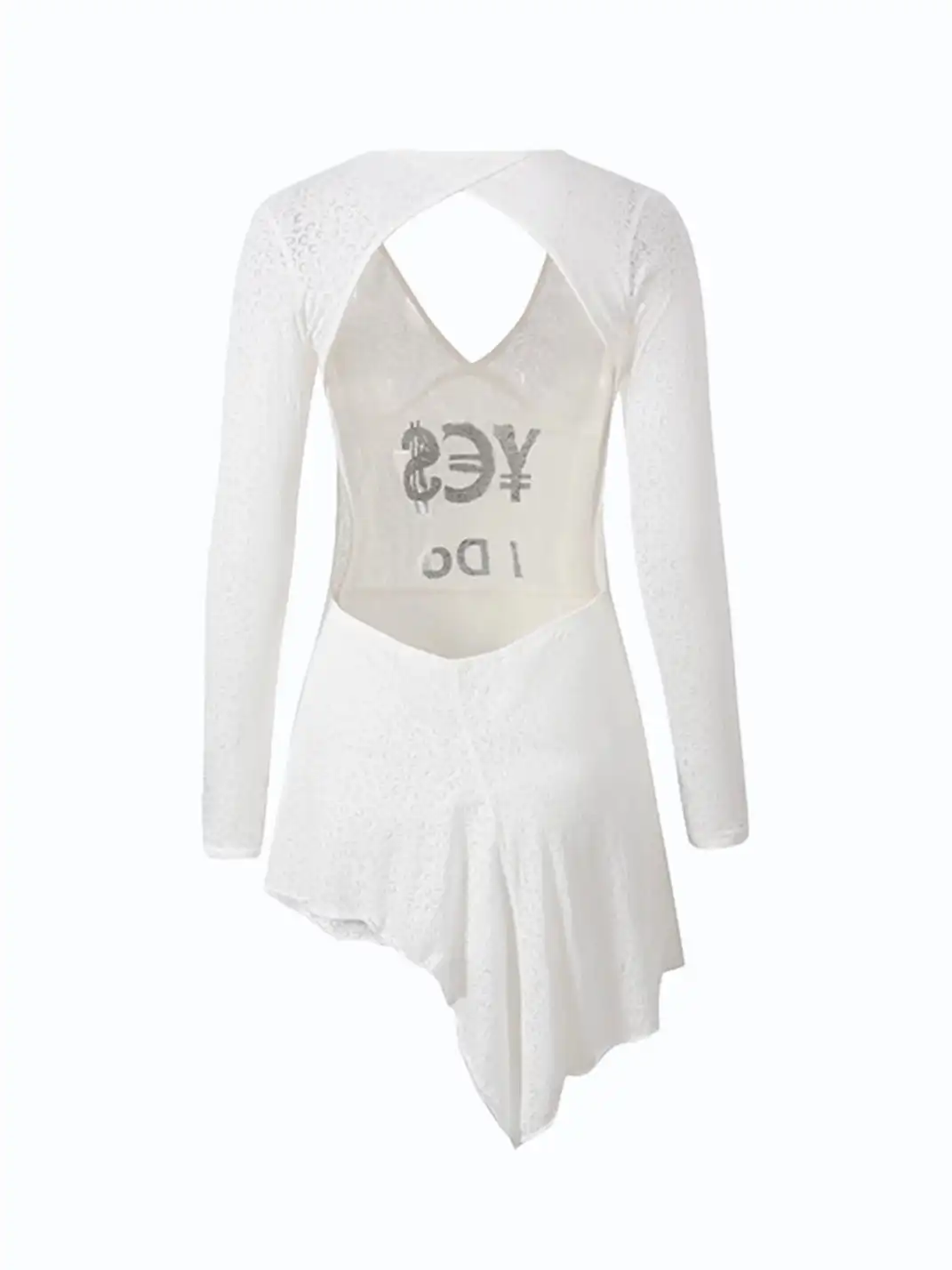 BITE | Deep V Sheer Leopard Print "Yes I Do" Dress