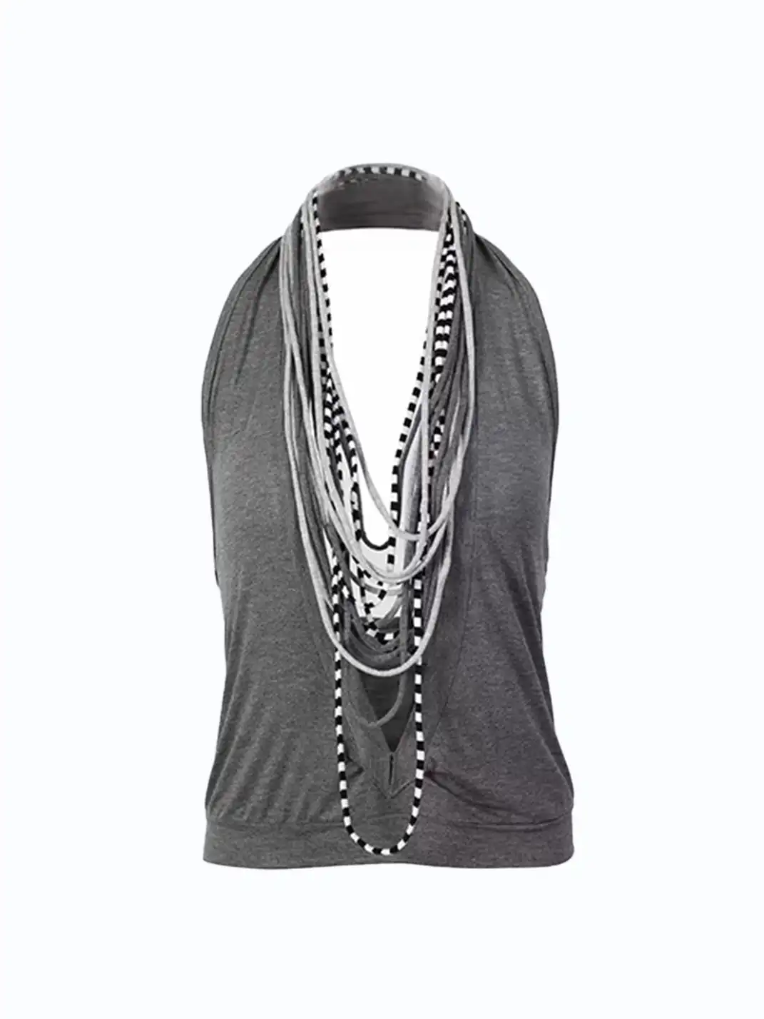 BITE | Tassel Necklace Deep V Cami Top
