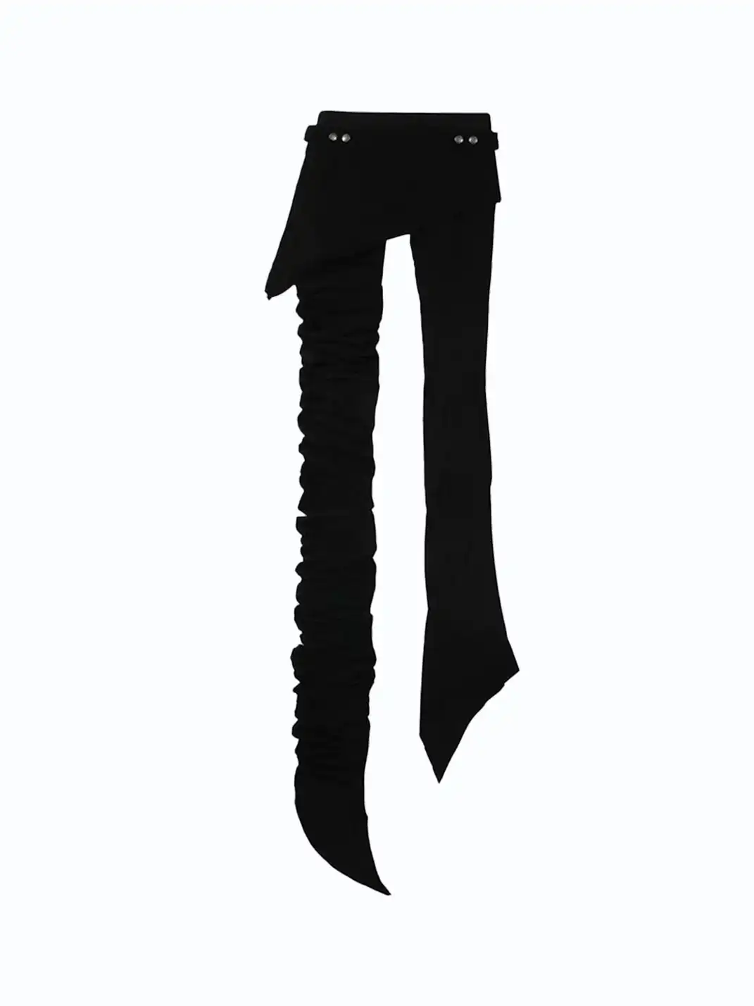 BITE | Low-Rise Waistband Extra Long Spiral Cut Floor-Length Skinny Trousers