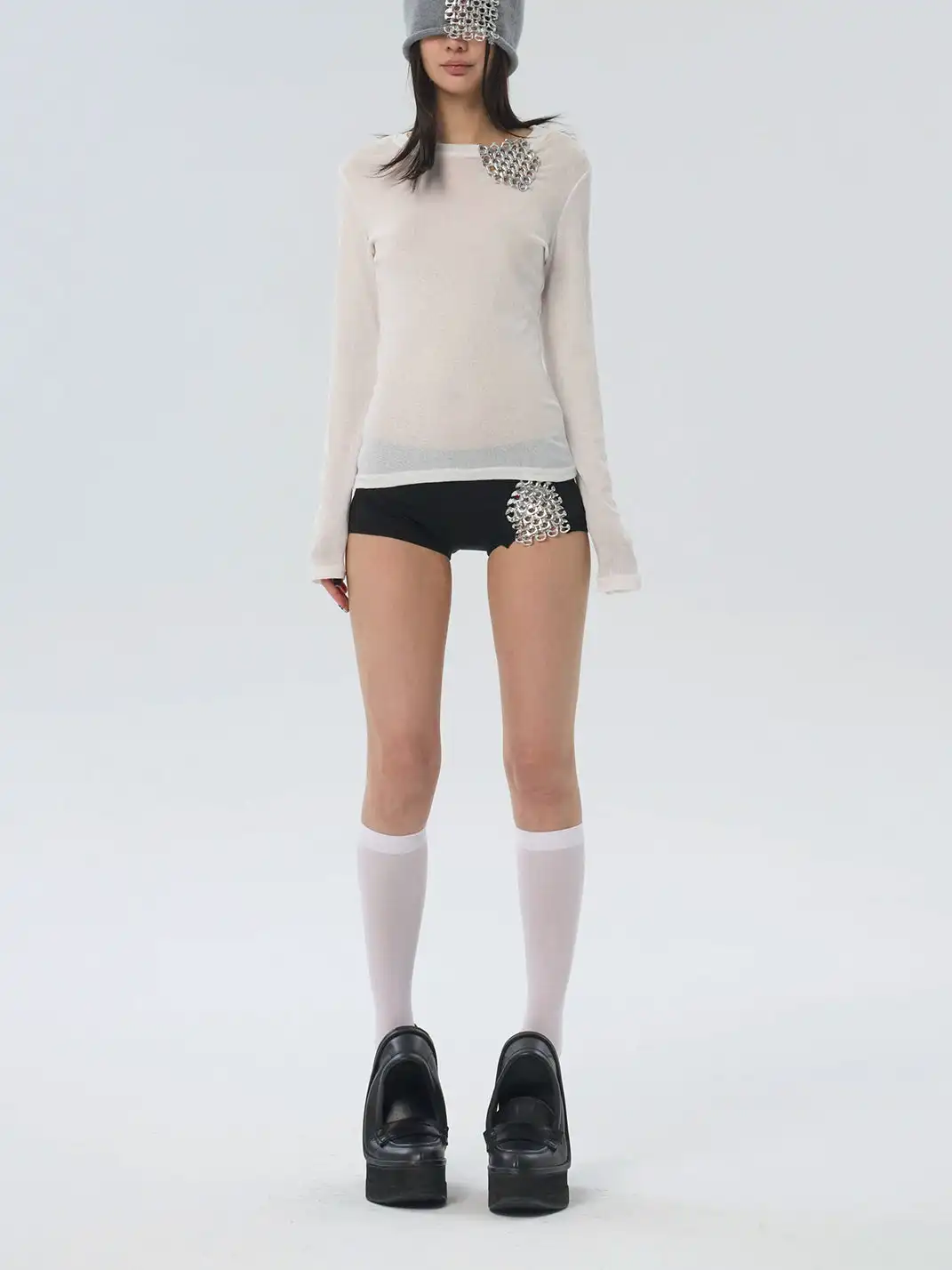 BITE | Handmade Can Chainmail Spliced Shorts