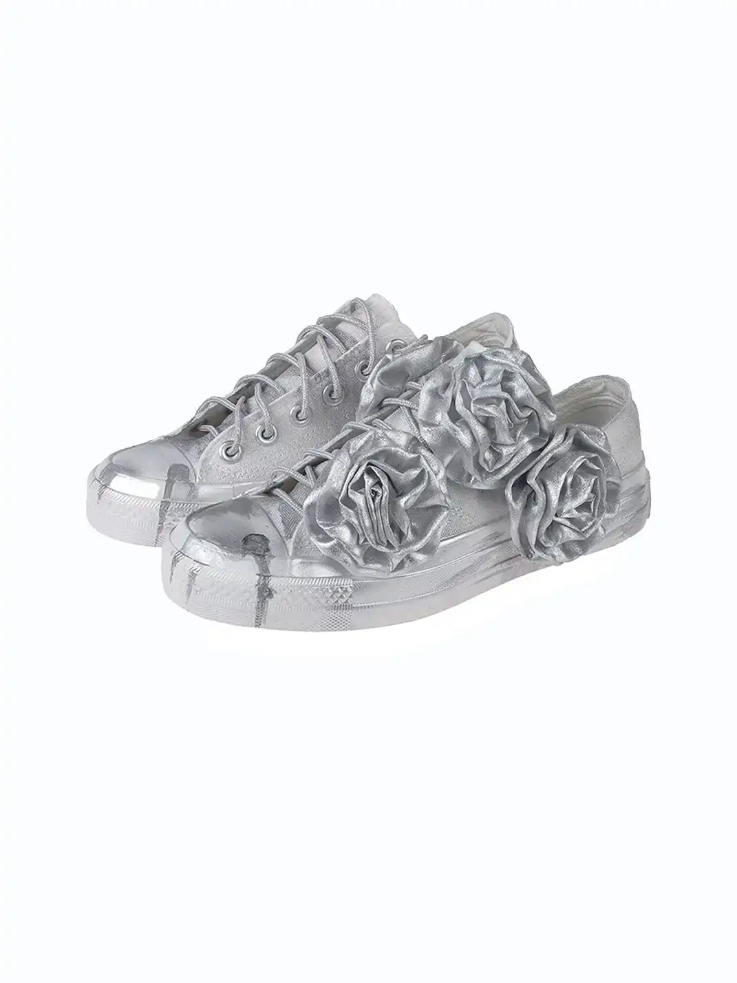 DAYMARE | Futuristic Rose Canvas Shoes