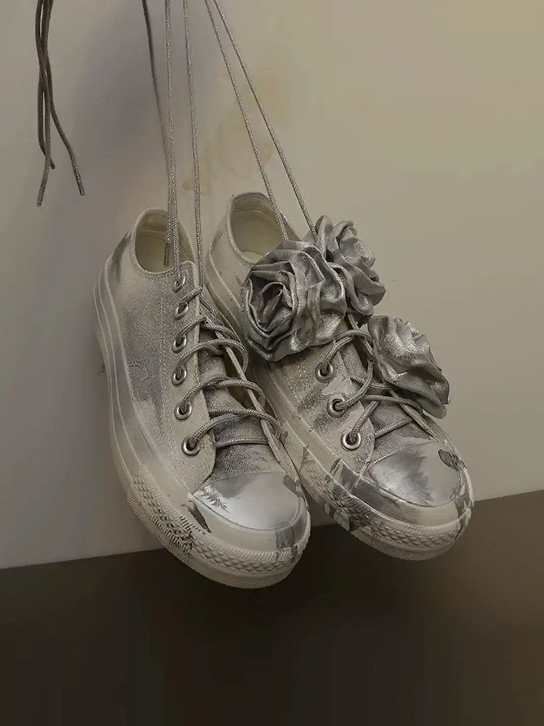 DAYMARE | Futuristic Rose Canvas Shoes