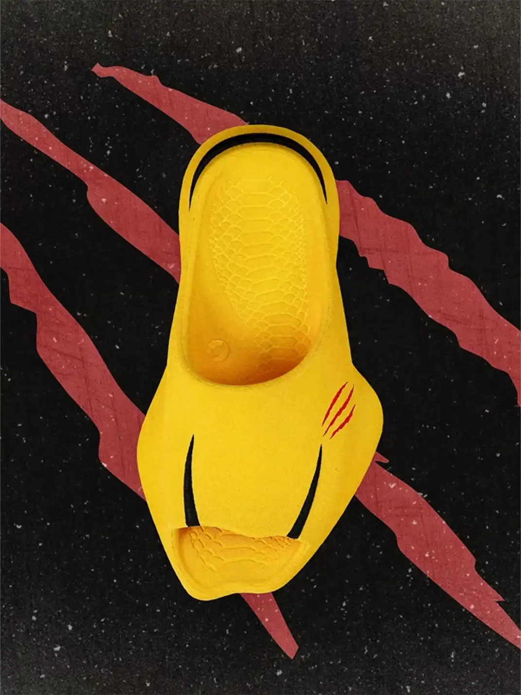 Xsneaker | Future Snake Shape Claw Mark Cushioned Slide Slippers
