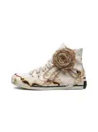 DAYMARE | Hand-Painted Trendy Rose High-Top Canvas Shoes