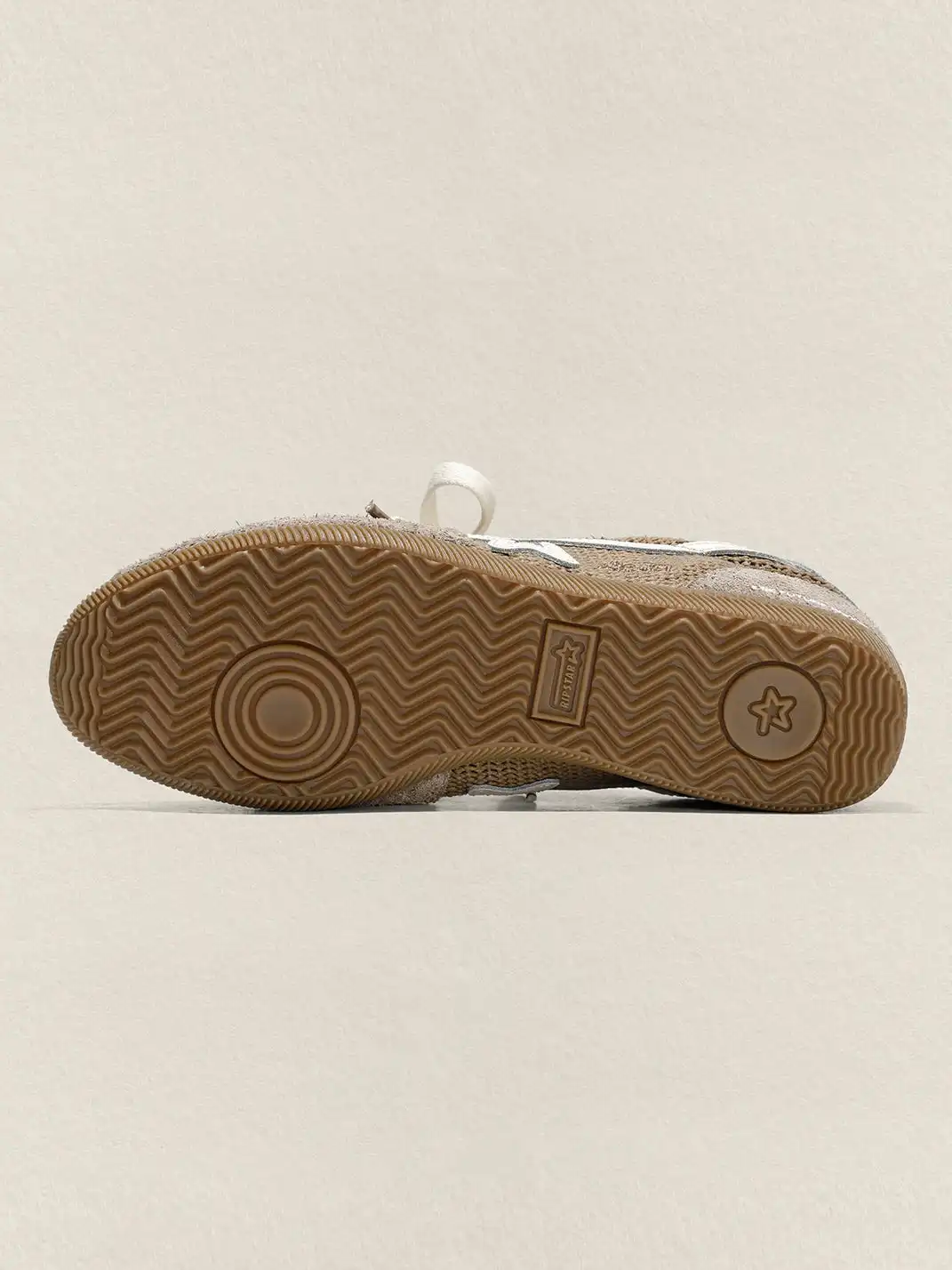 RIPSTAR | Mesh Star German Training Sneakers-Khaki