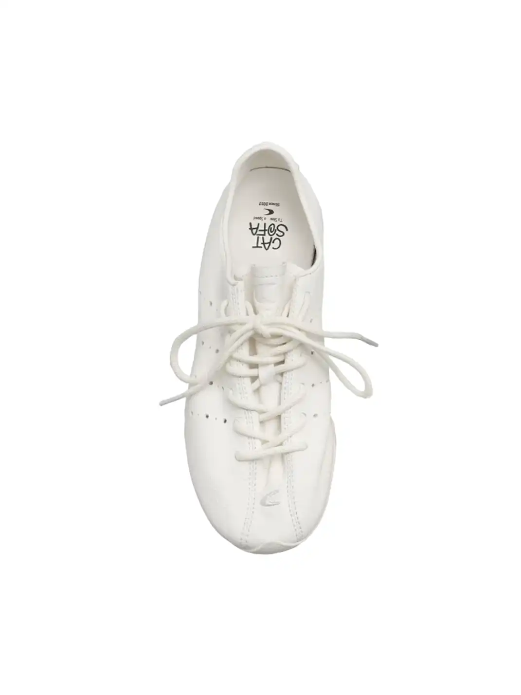 Catsofa | Perforated Leather Lightweight Trainer Shoes