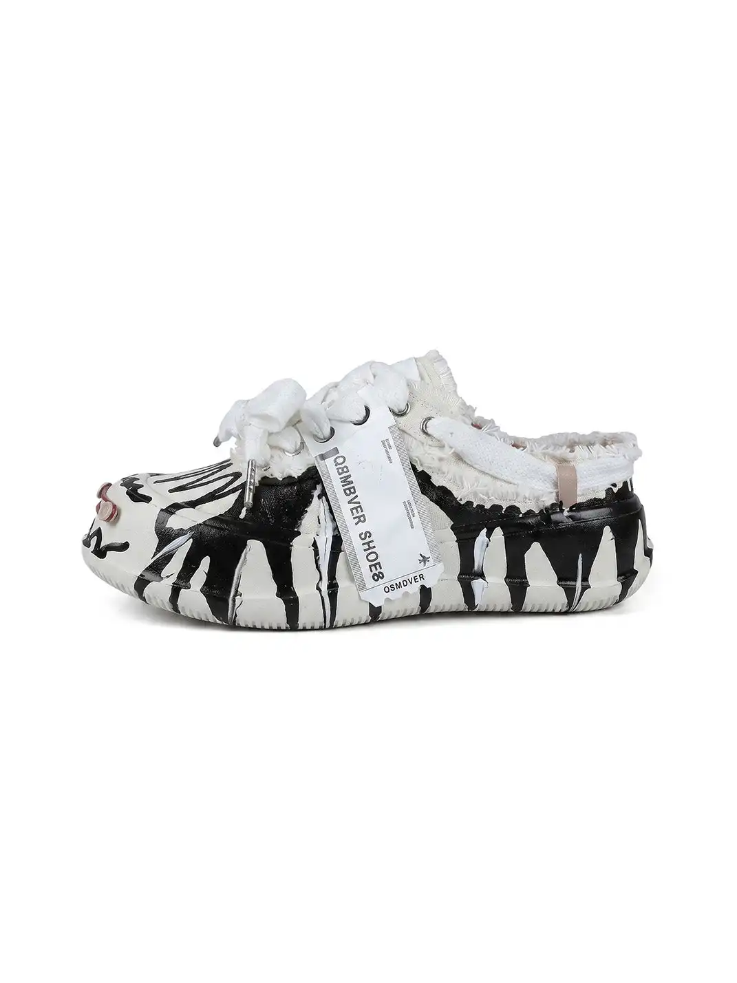 DAYMARE | Raw Edge Platform Canvas Shoes