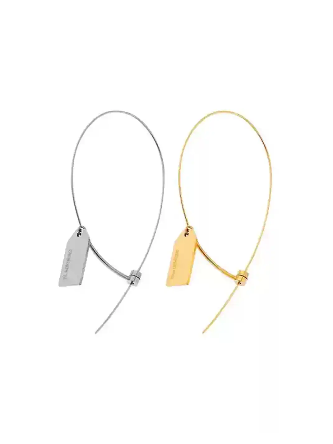 BLACKHEAD | Tag Earrings