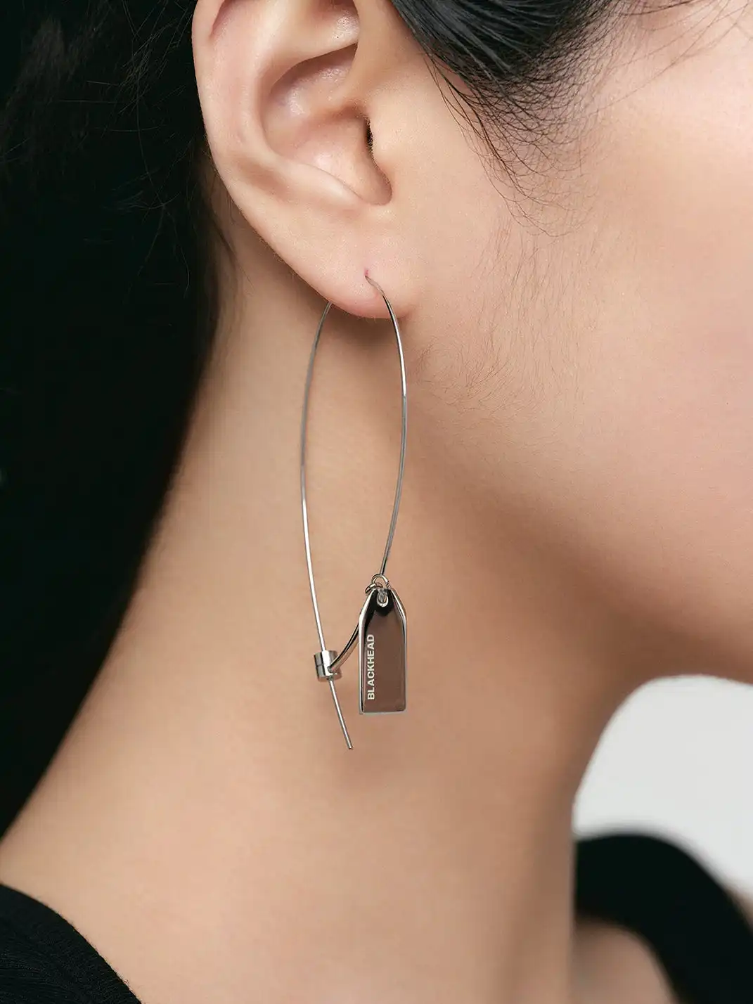 BLACKHEAD | Tag Earrings