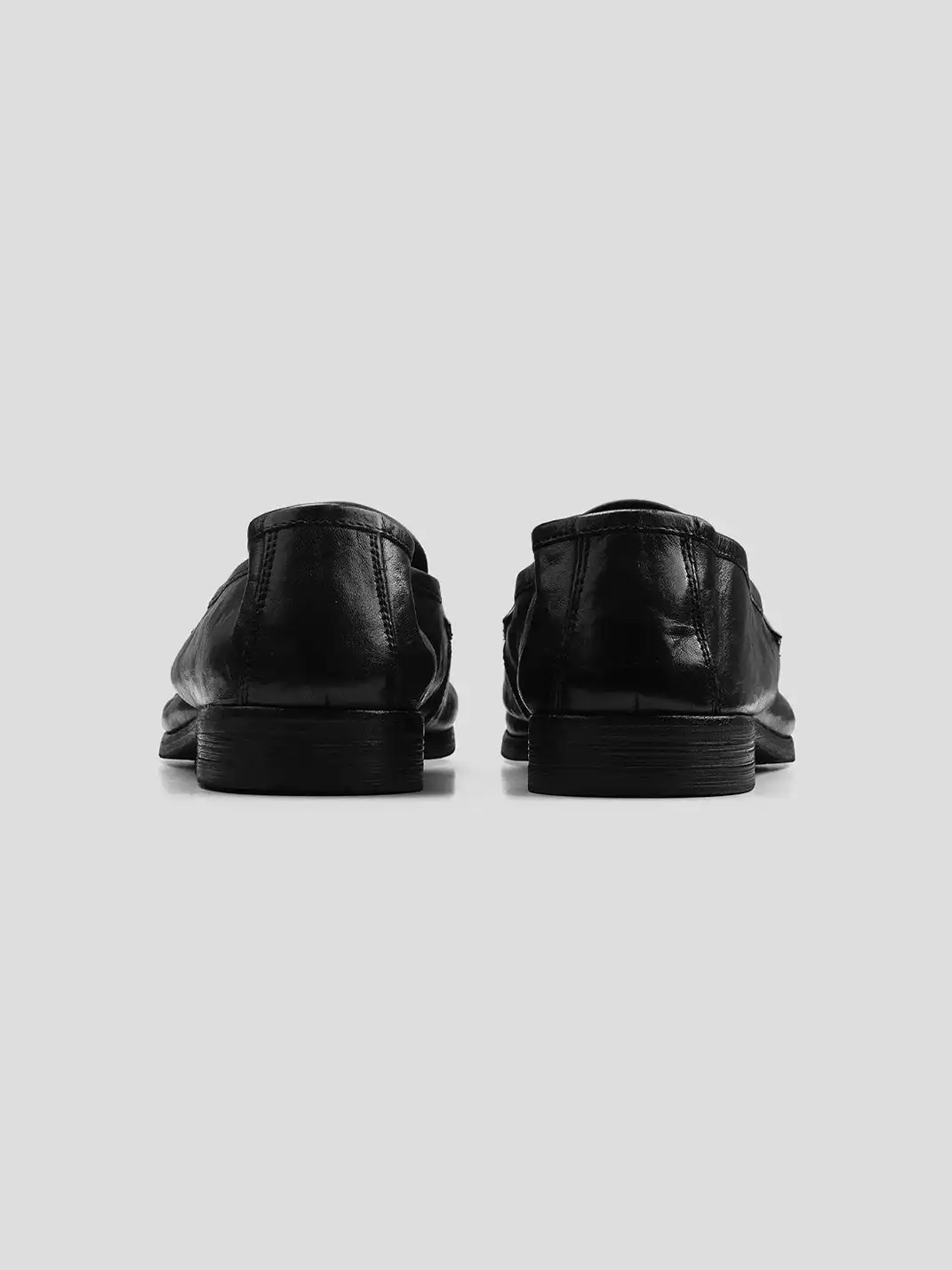 HANQIAORIJI | Washed Leather Loafers