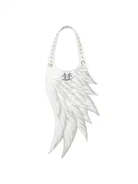 CFIERCE | Wing Rhinestone Underarm Tote Bag