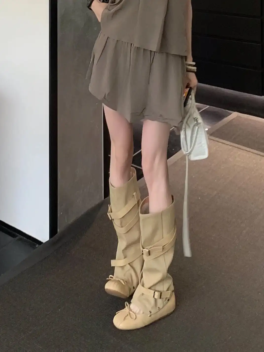 DAOYU | Detachable Leg Covers Ballet Boots