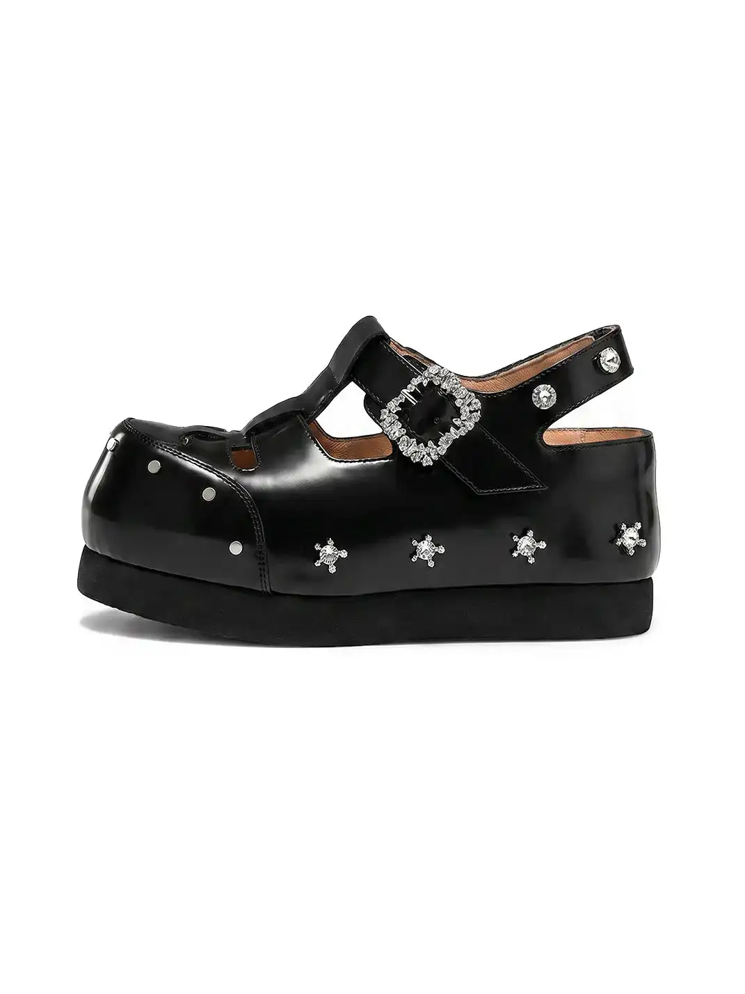 Knkw | Rivet Velcro Platform Sandals