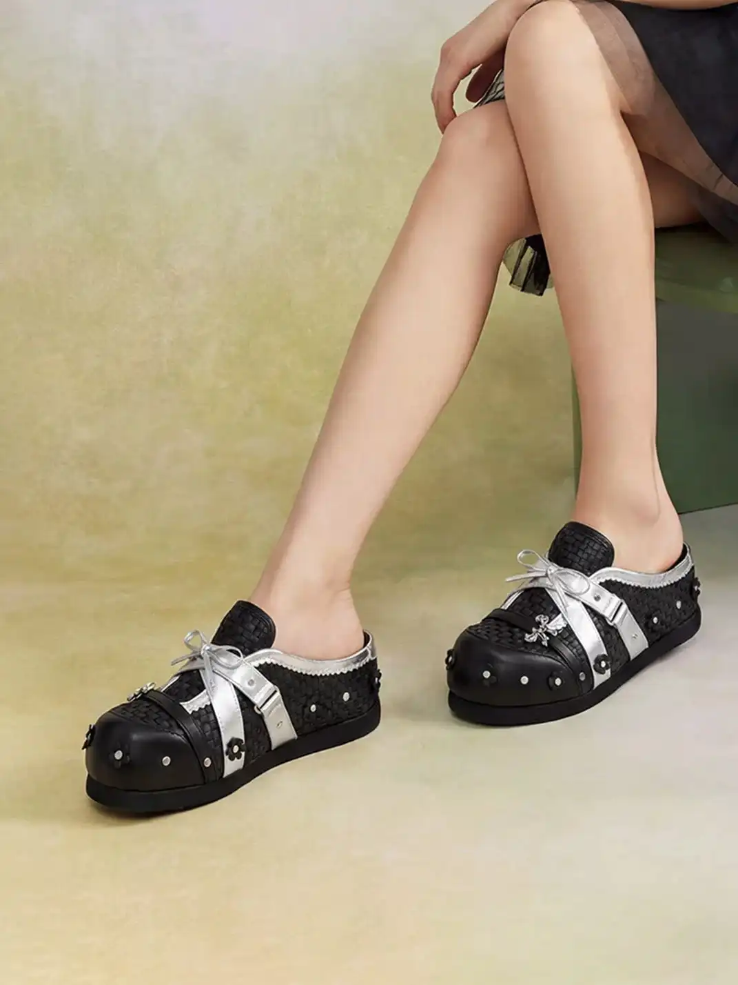 Knkw | Woven Closed Toe Birkenstock Shoes