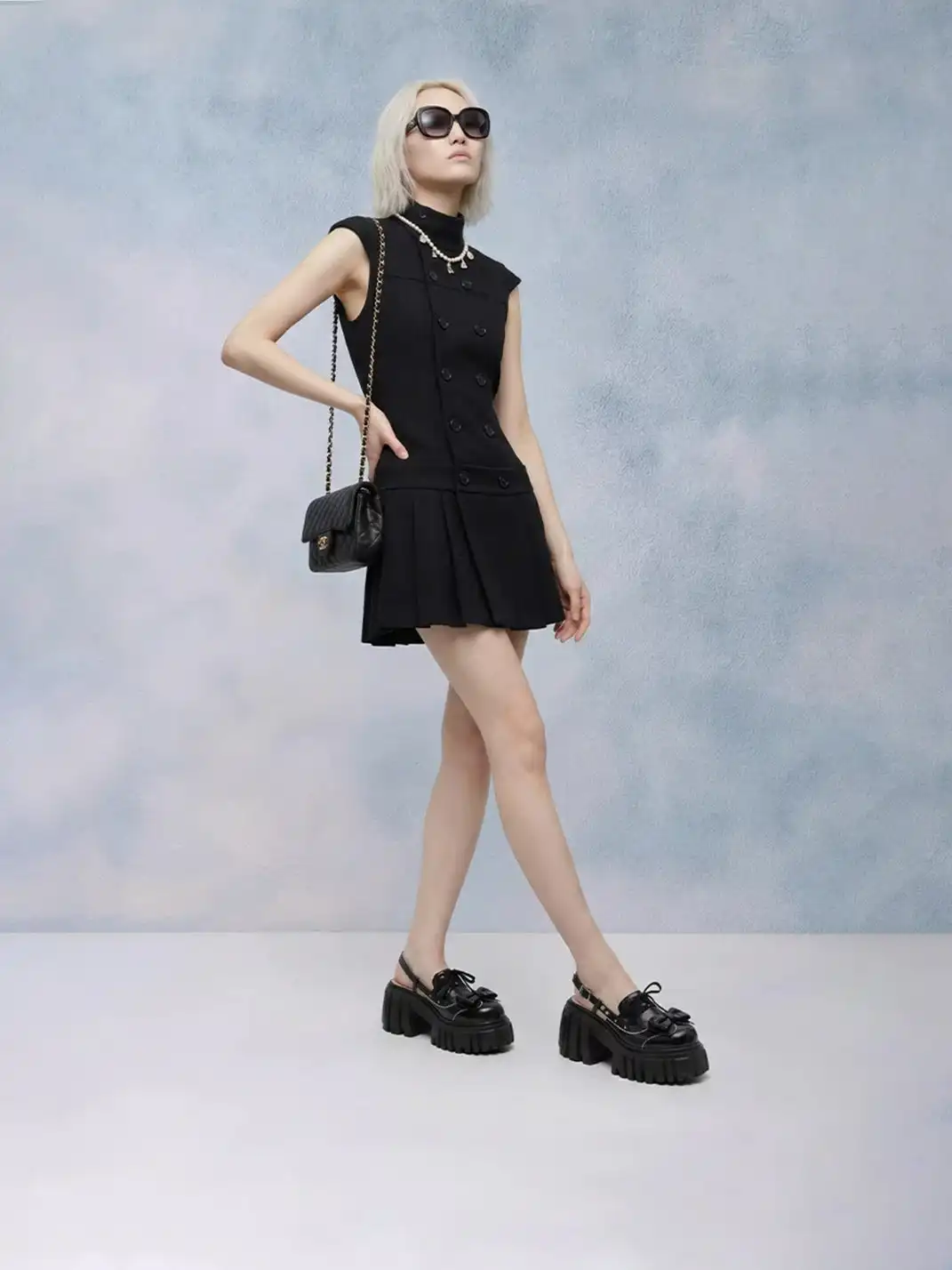 Knkw | Bow Platform Mary Jane Sandals