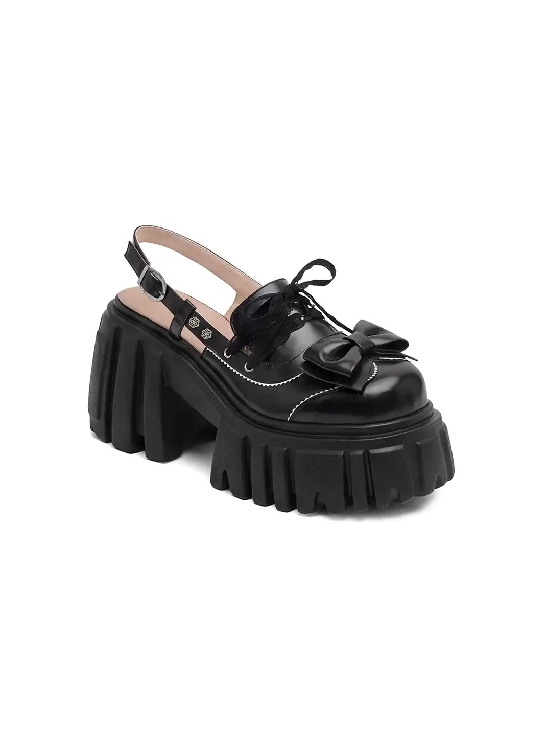 Knkw | Bow Platform Mary Jane Sandals