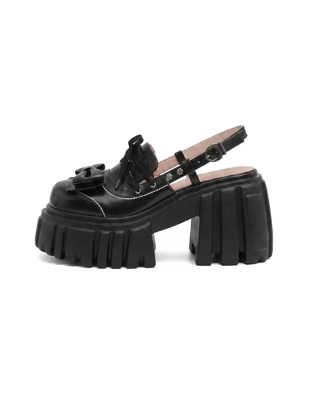Knkw | Bow Platform Mary Jane Sandals