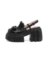 Knkw | Bow Platform Mary Jane Sandals
