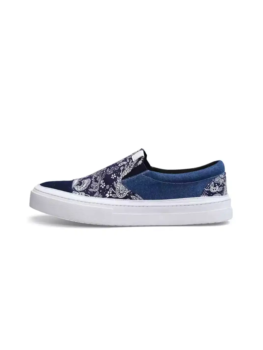 BLESS SHOE | Vintage Spliced Paisley Low Top Shoes