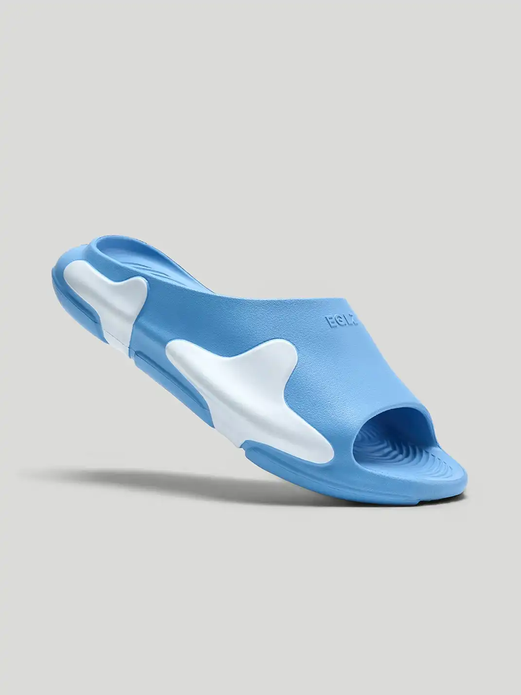 EQLZ | Cloud Print Open Toe Slide Slippers