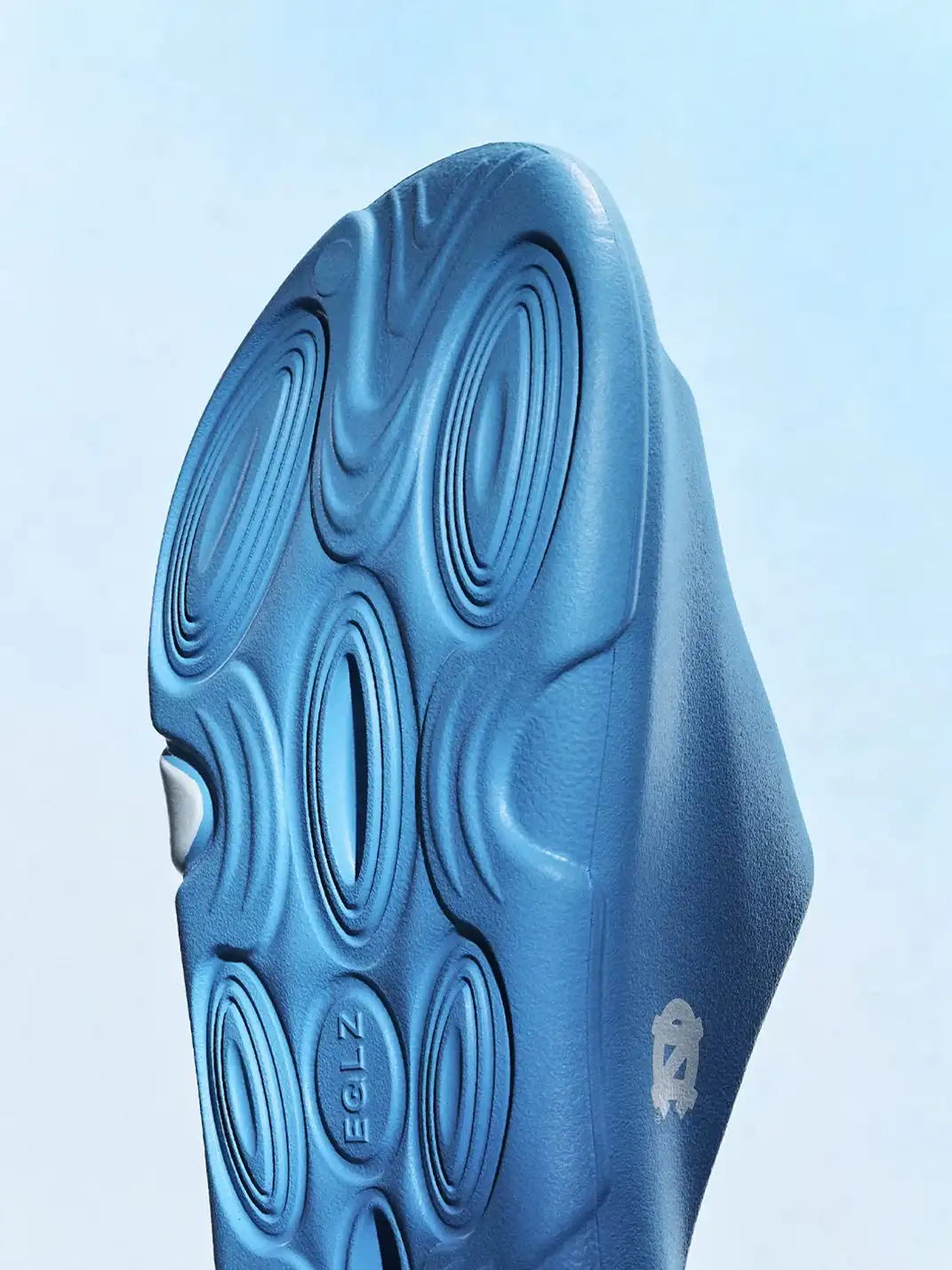 EQLZ | Cloud Print Open Toe Slide Slippers